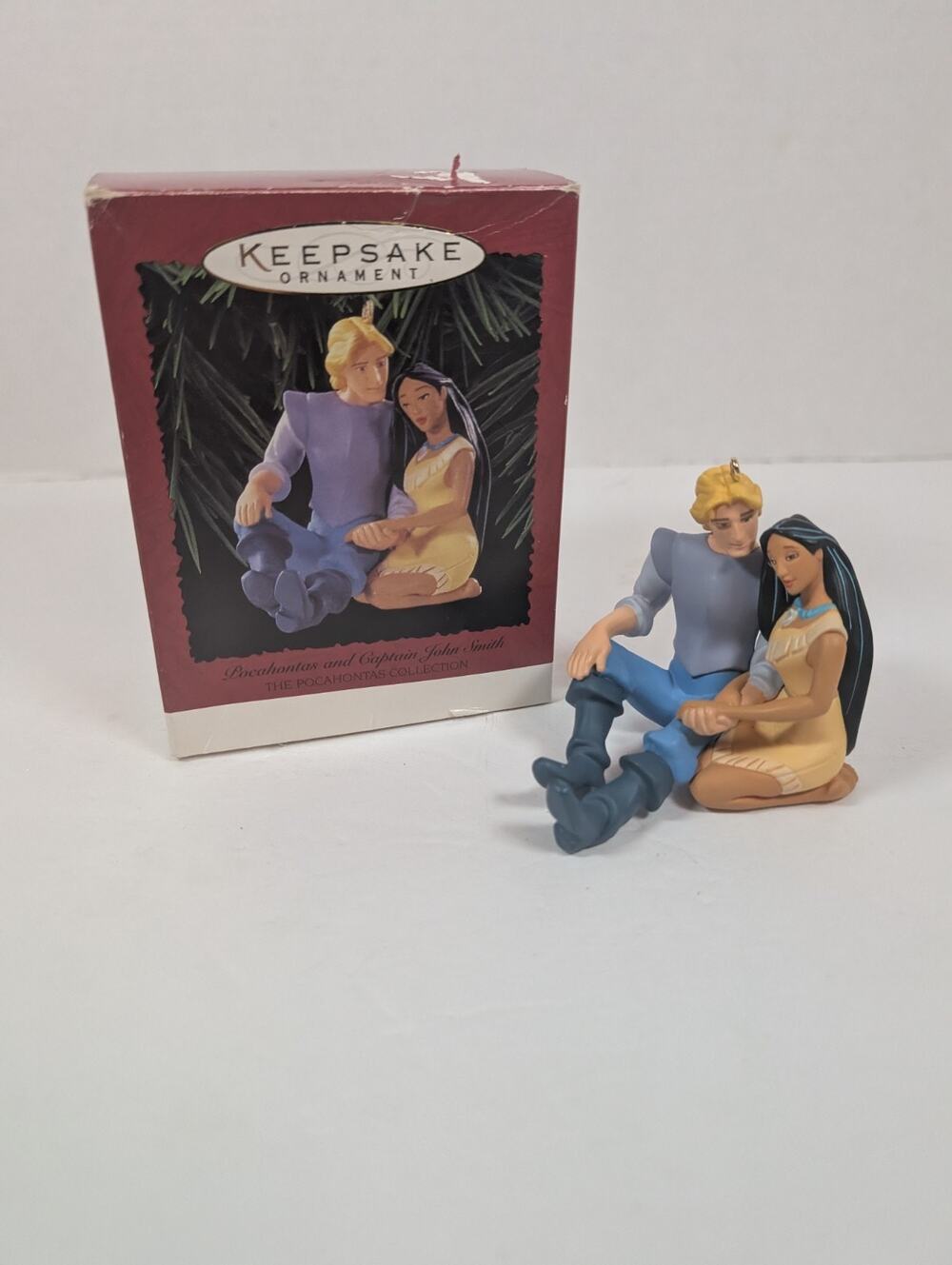 HALLMARK KEEPSAKE Pocahantas and Captain John Smith Ornament MIB